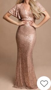 Robe scintillante