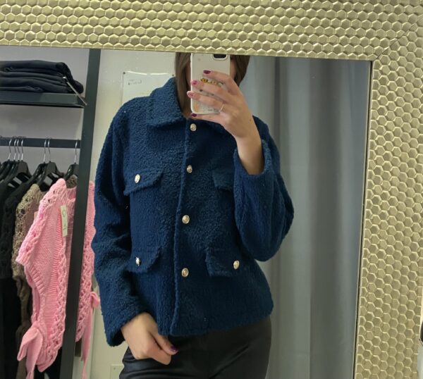 veste en laine bouclee – Image 3